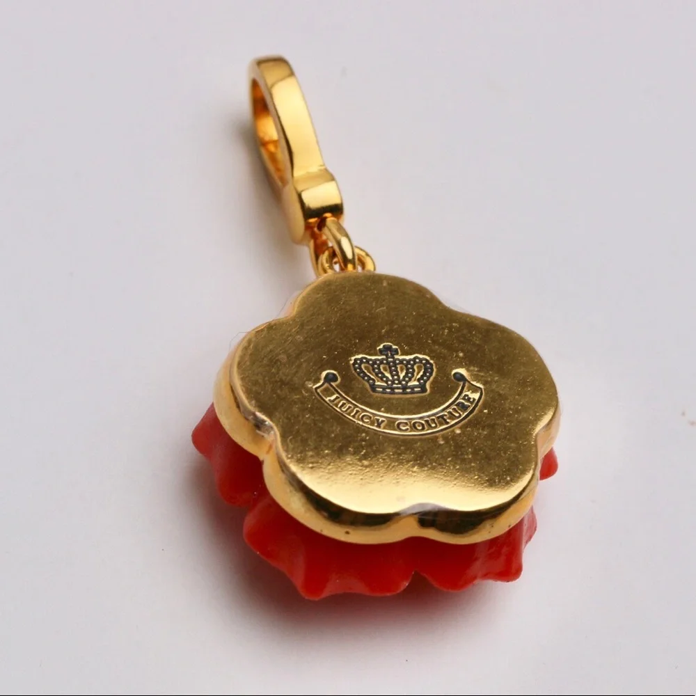 Juicy Couture Sparkling Red Rose Charm - Picture 3 of 3